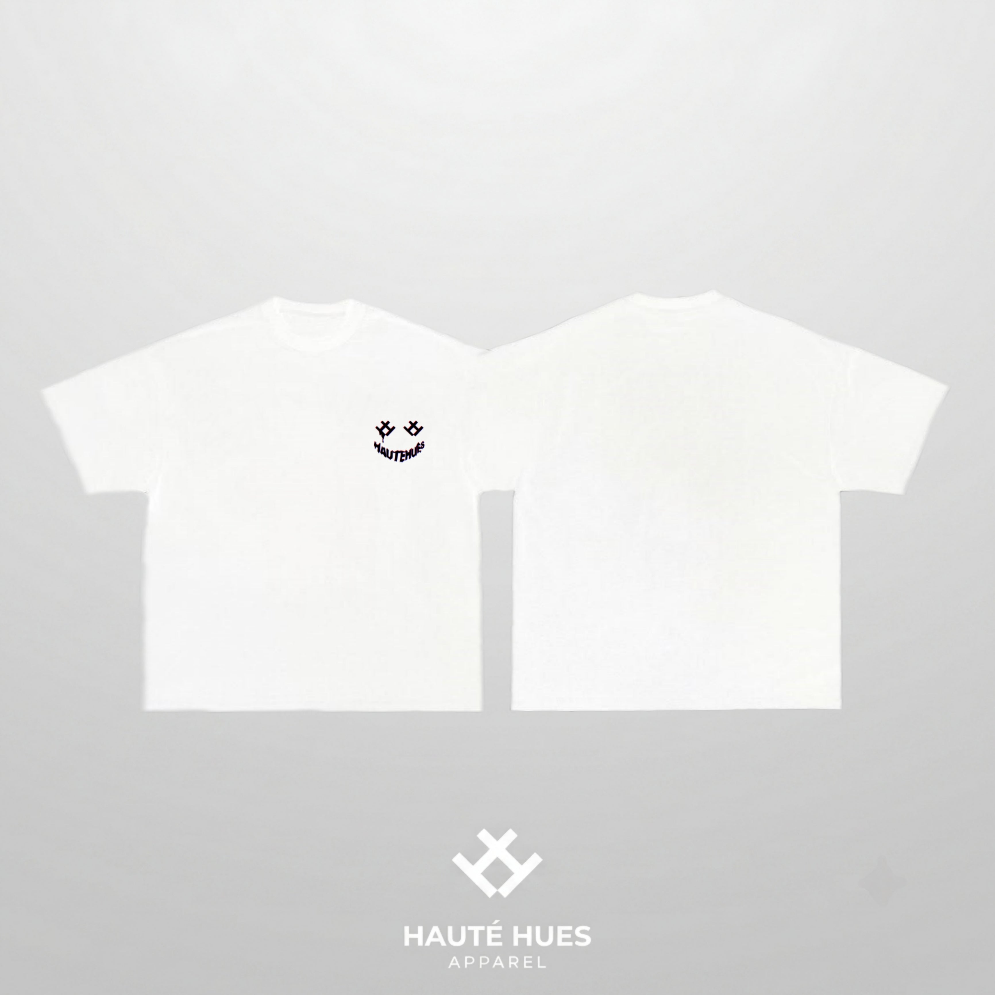 Haute Hues Smiley Oversized Logo Tee