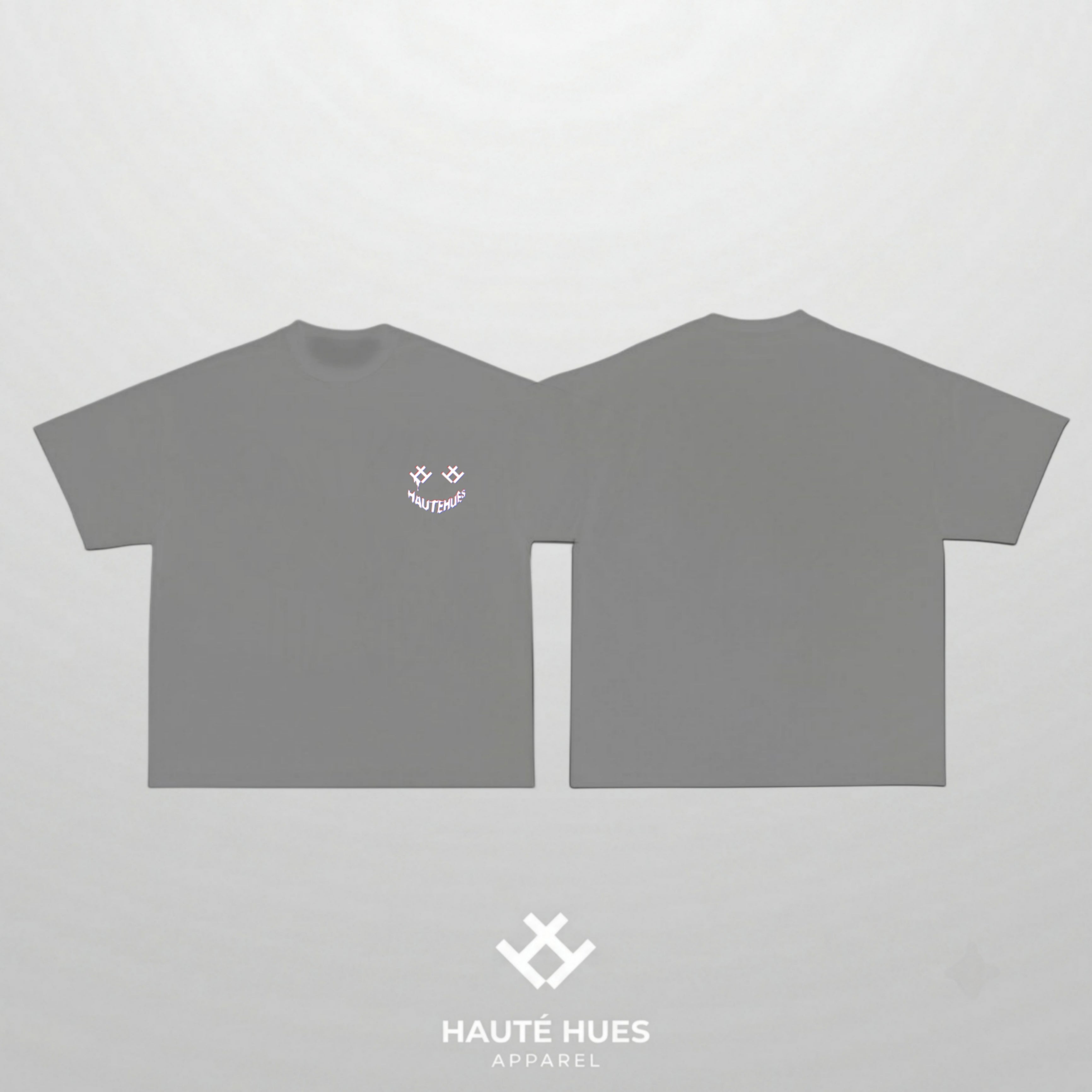 Haute Hues Smiley Oversized Logo Tee