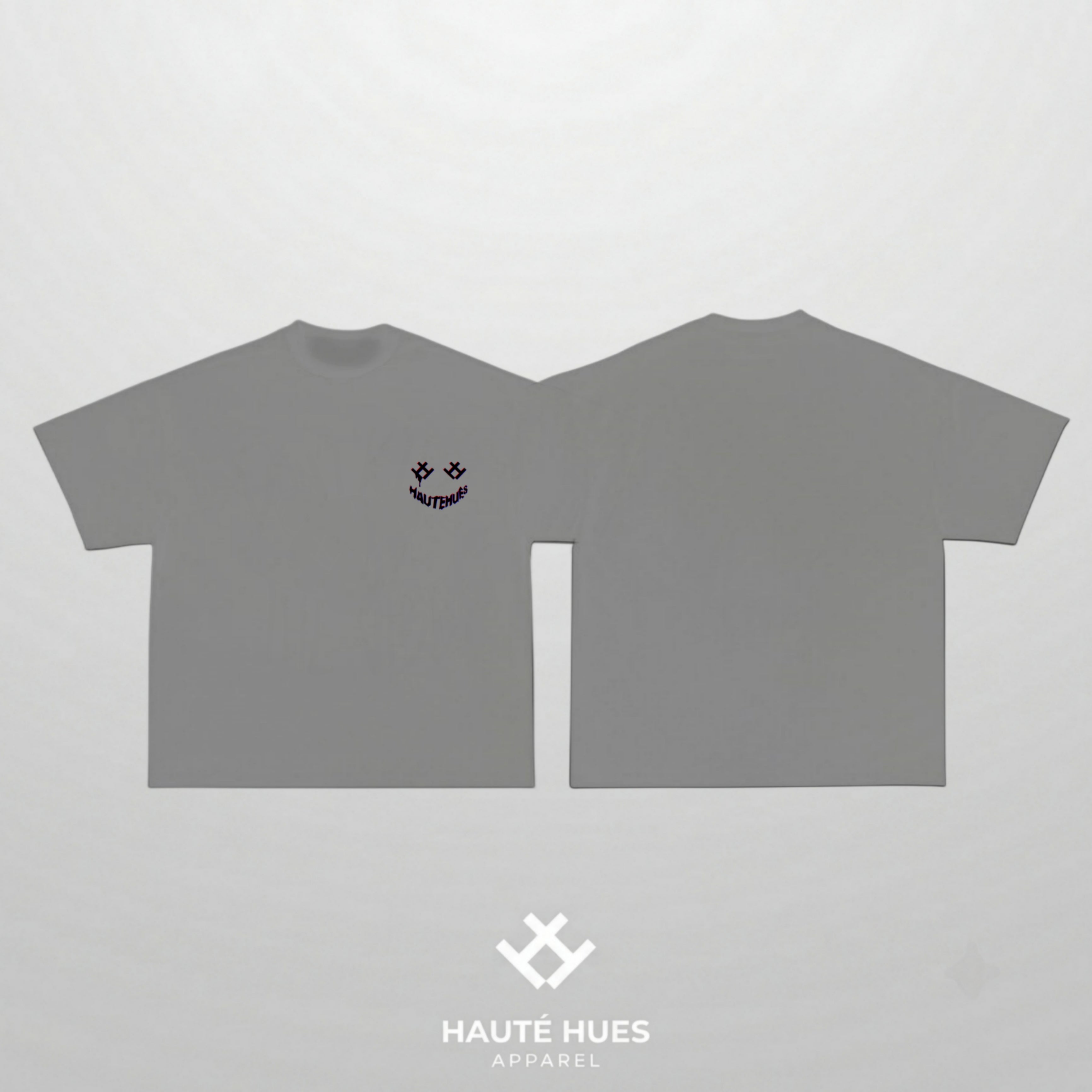 Haute Hues Smiley Oversized Logo Tee