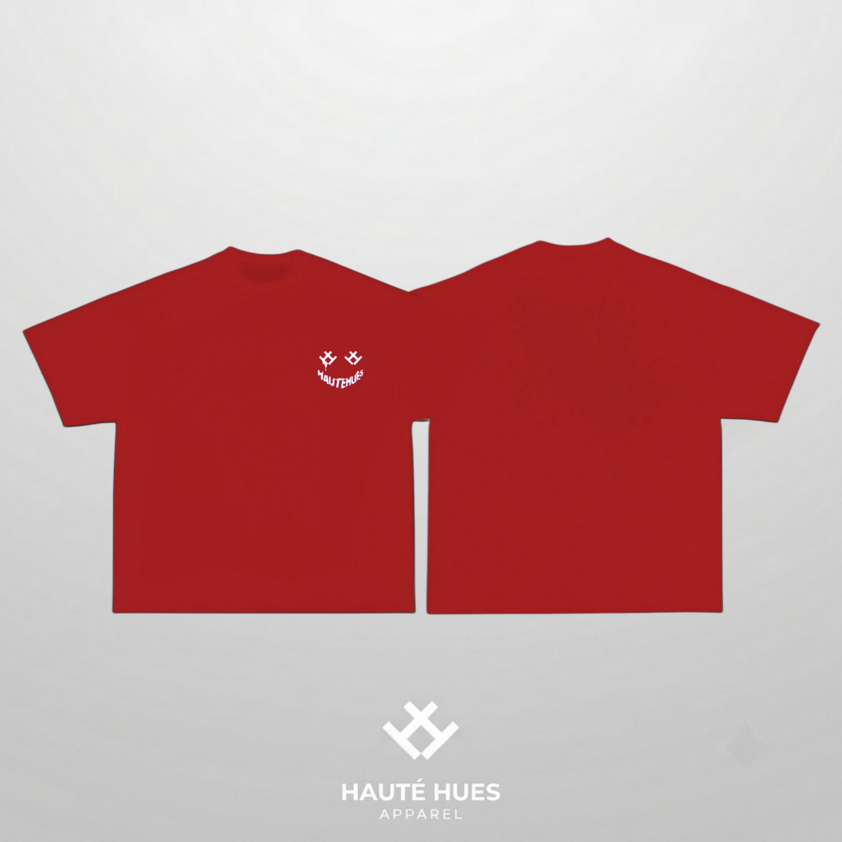 Haute Hues Smiley Oversized Logo Tee