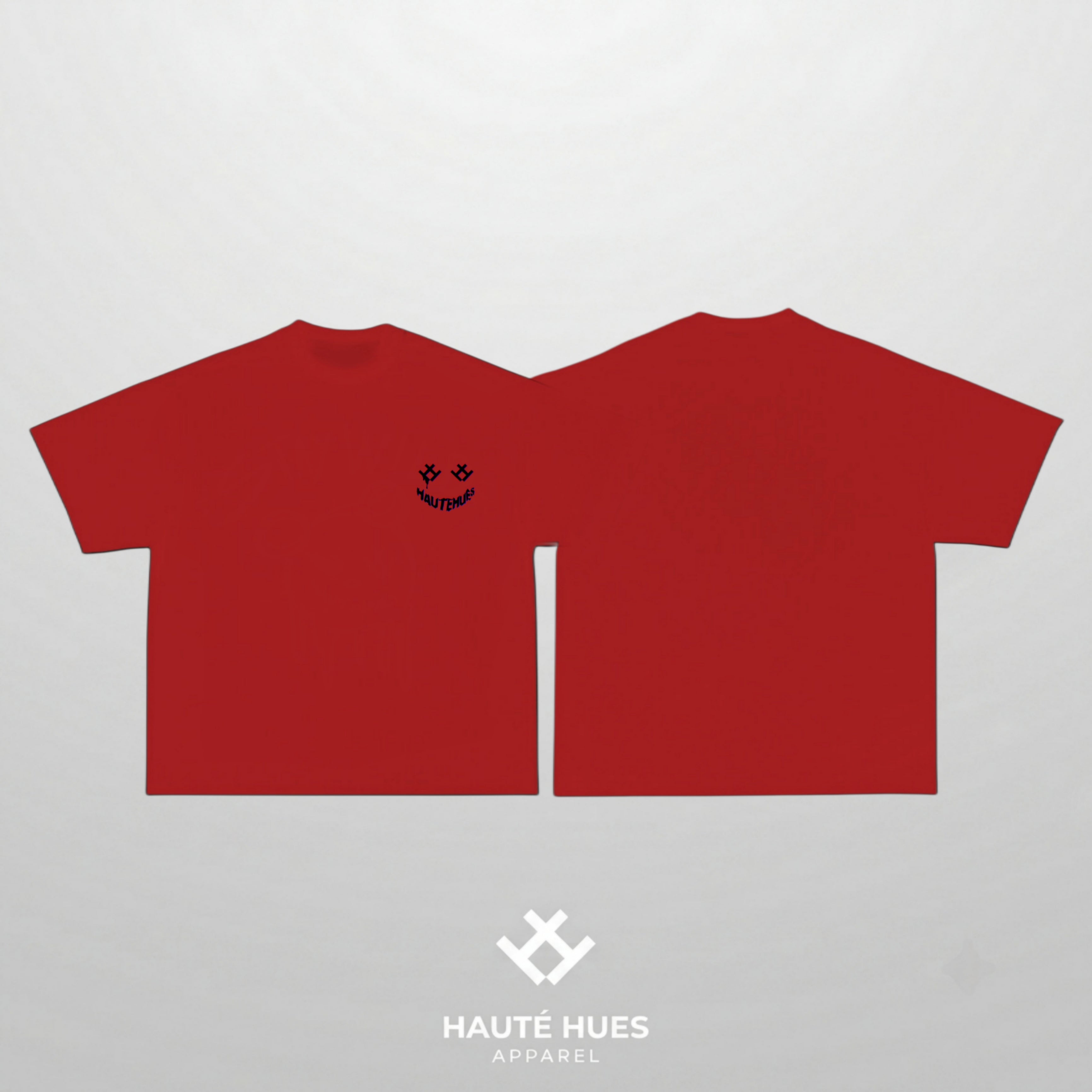 Haute Hues Smiley Oversized Logo Tee