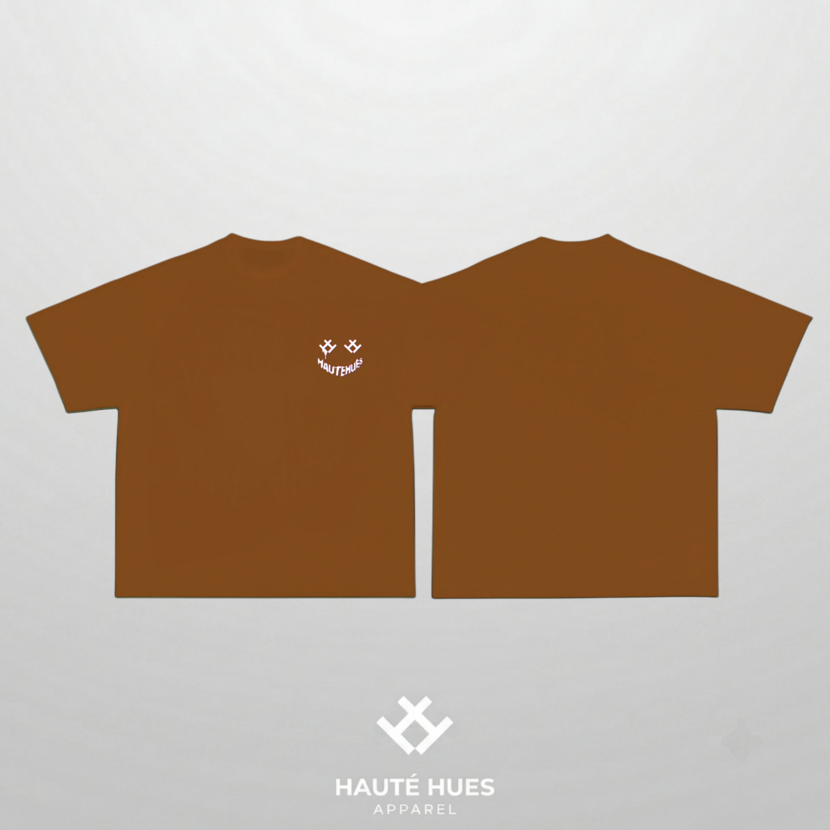 Haute Hues Smiley Oversized Logo Tee