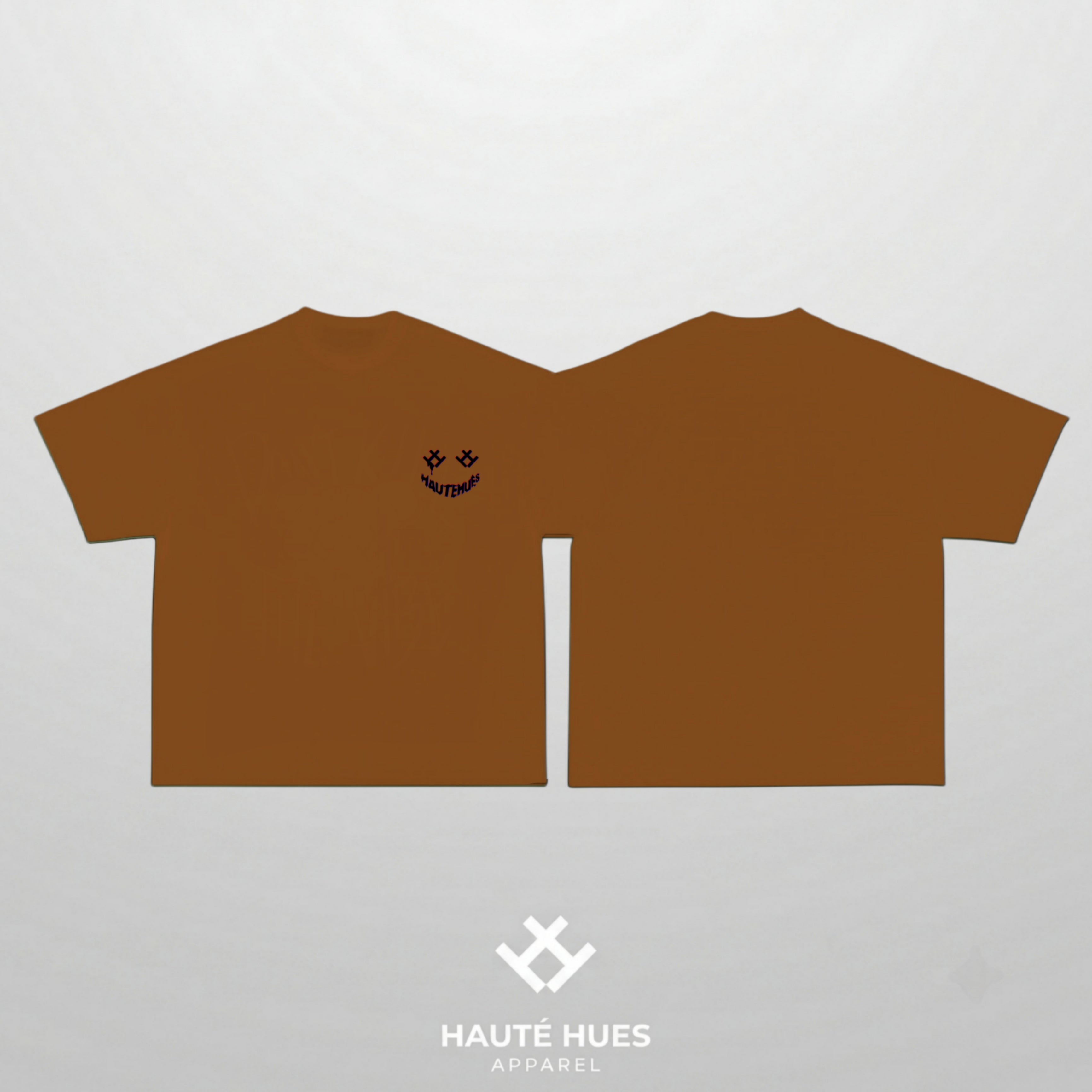 Haute Hues Smiley Oversized Logo Tee