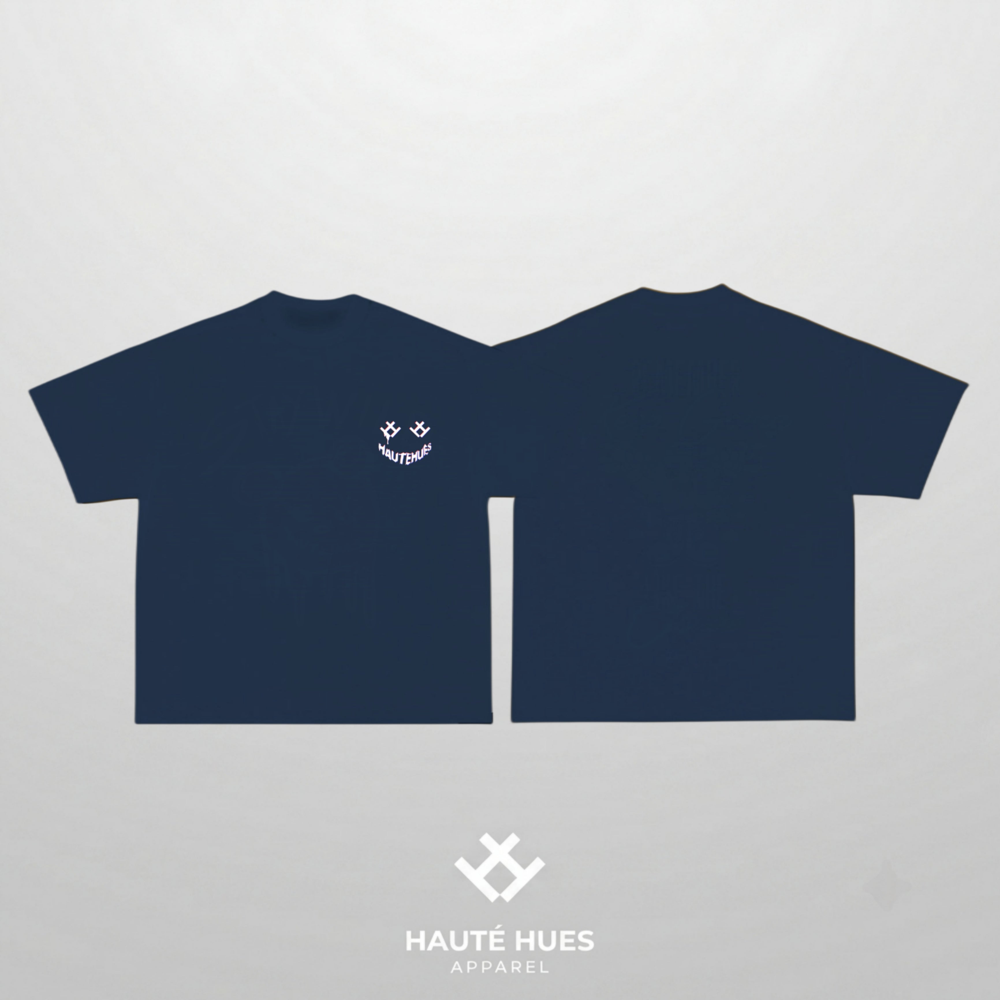 Haute Hues Smiley Oversized Logo Tee