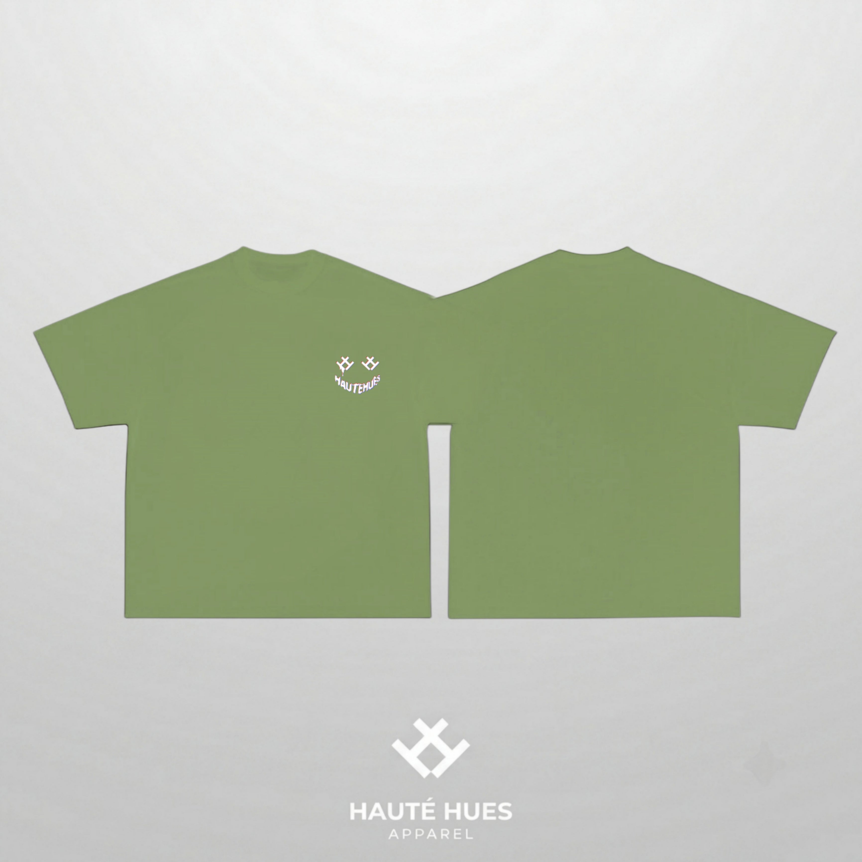 Haute Hues Smiley Oversized Logo Tee