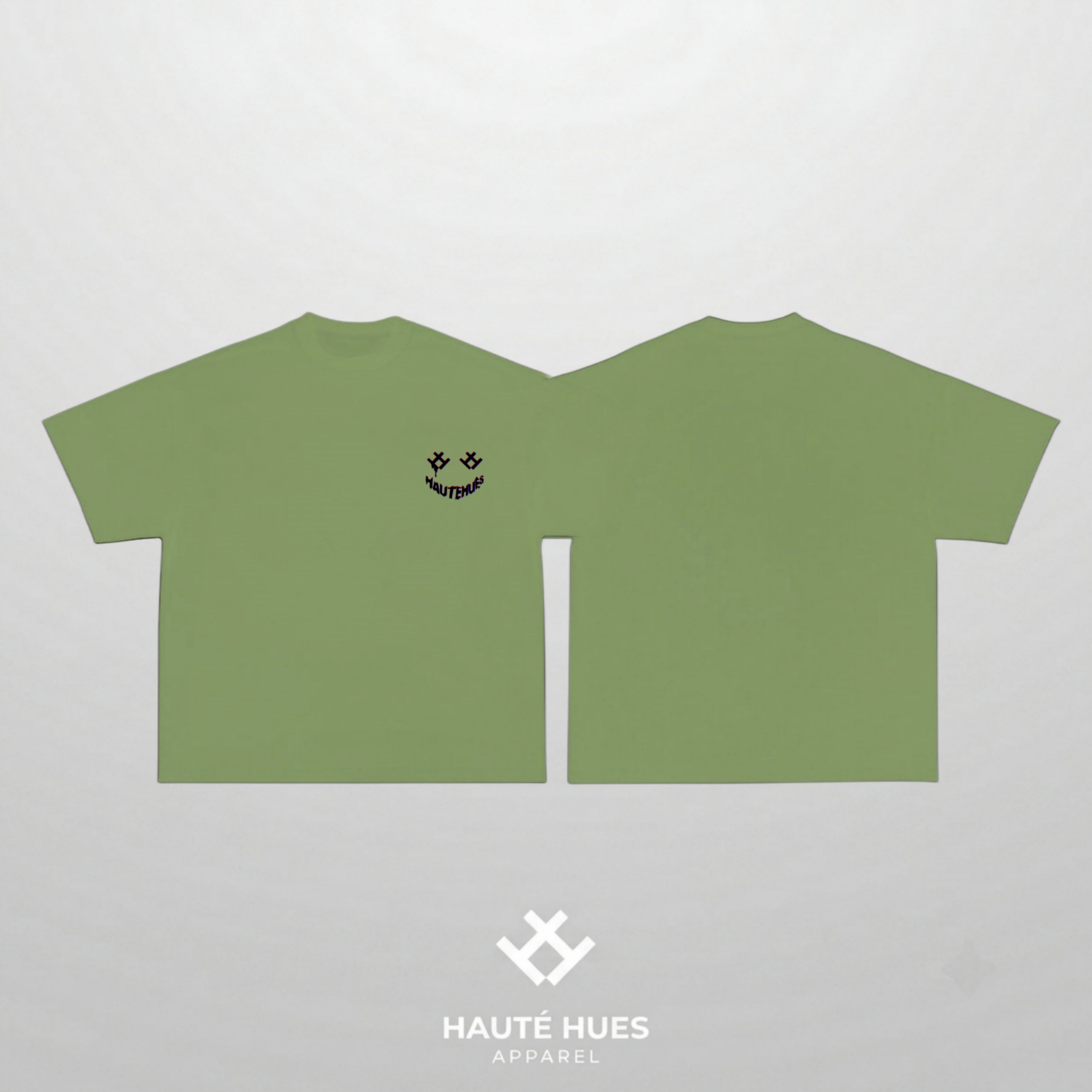 Haute Hues Smiley Oversized Logo Tee