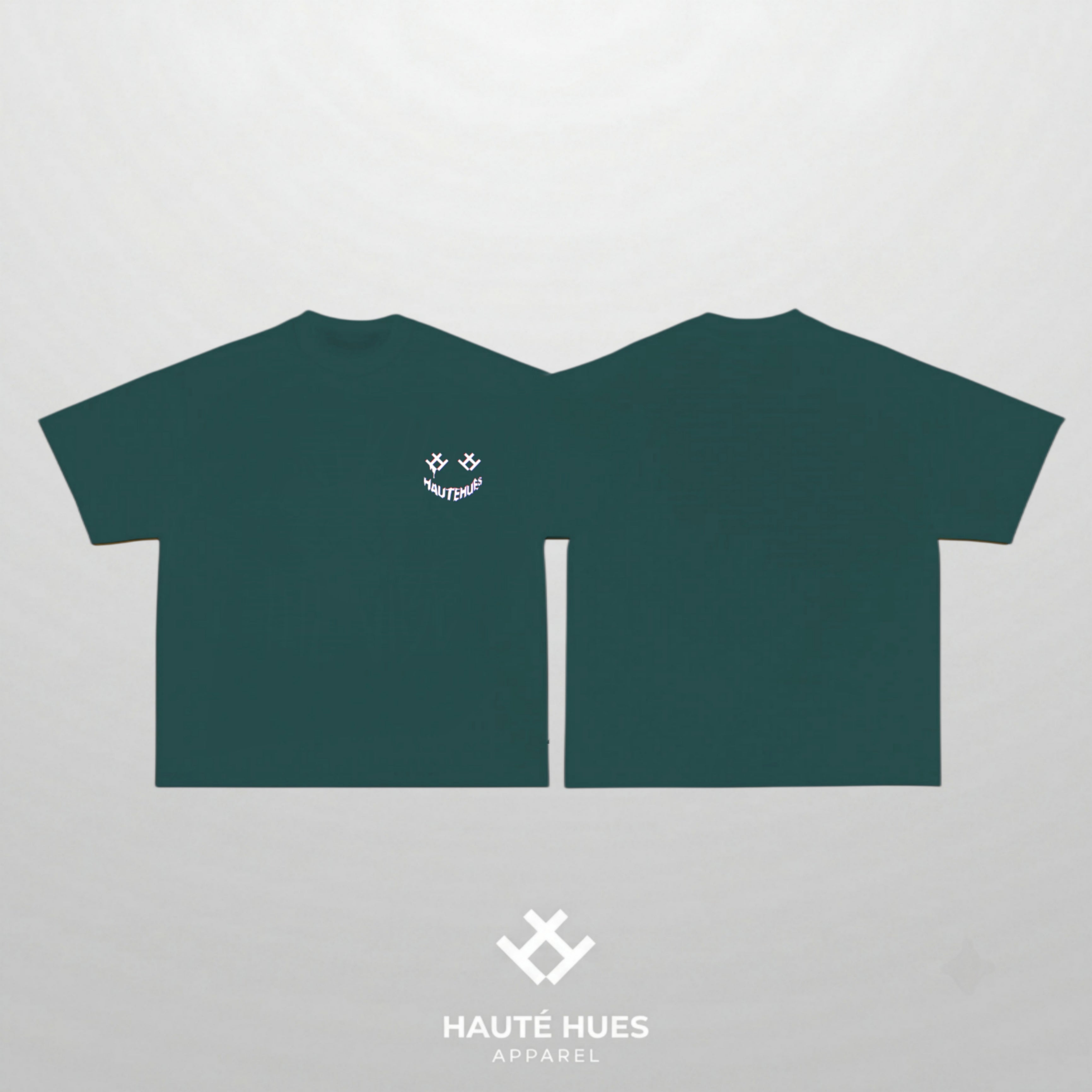 Haute Hues Smiley Oversized Logo Tee