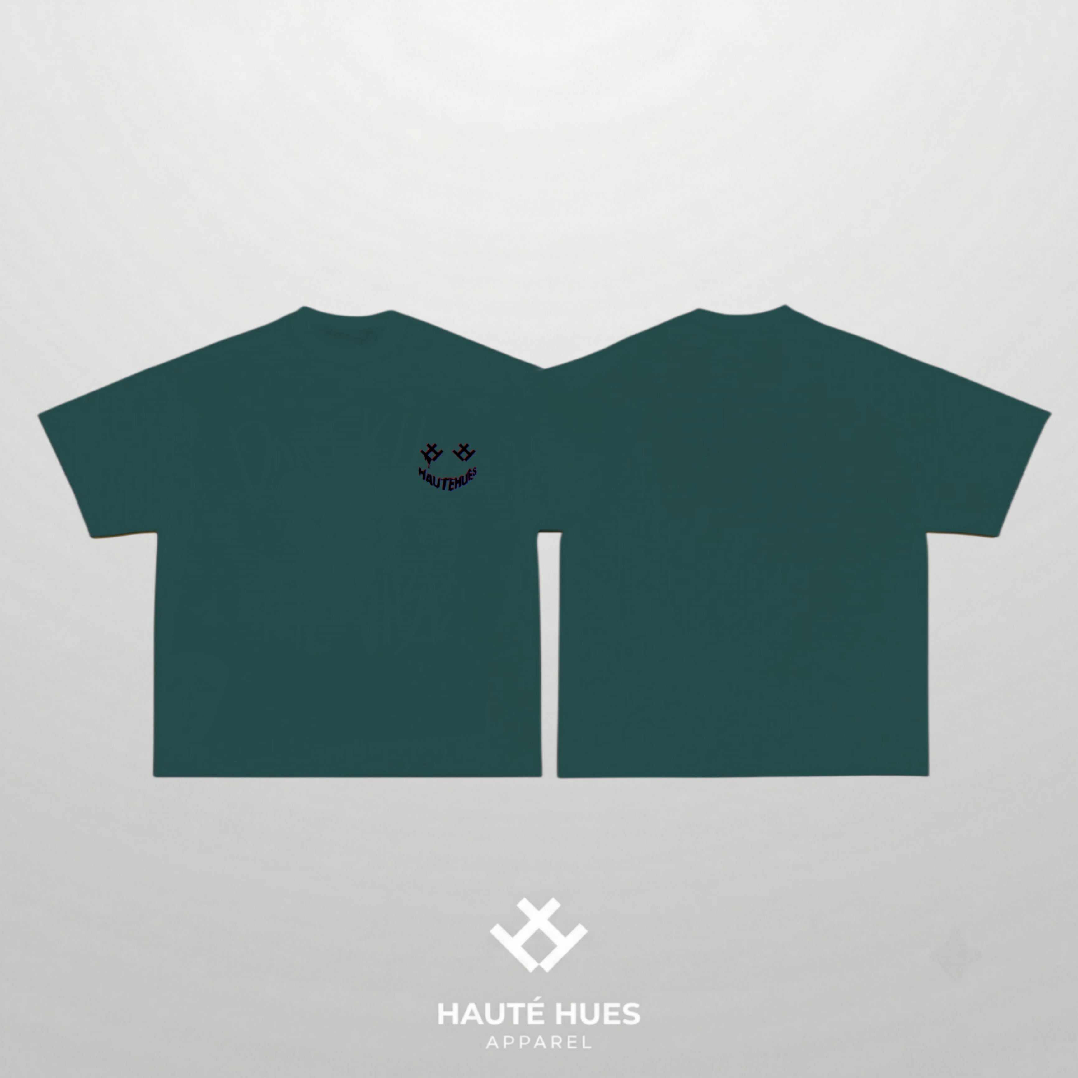 Haute Hues Smiley Oversized Logo Tee