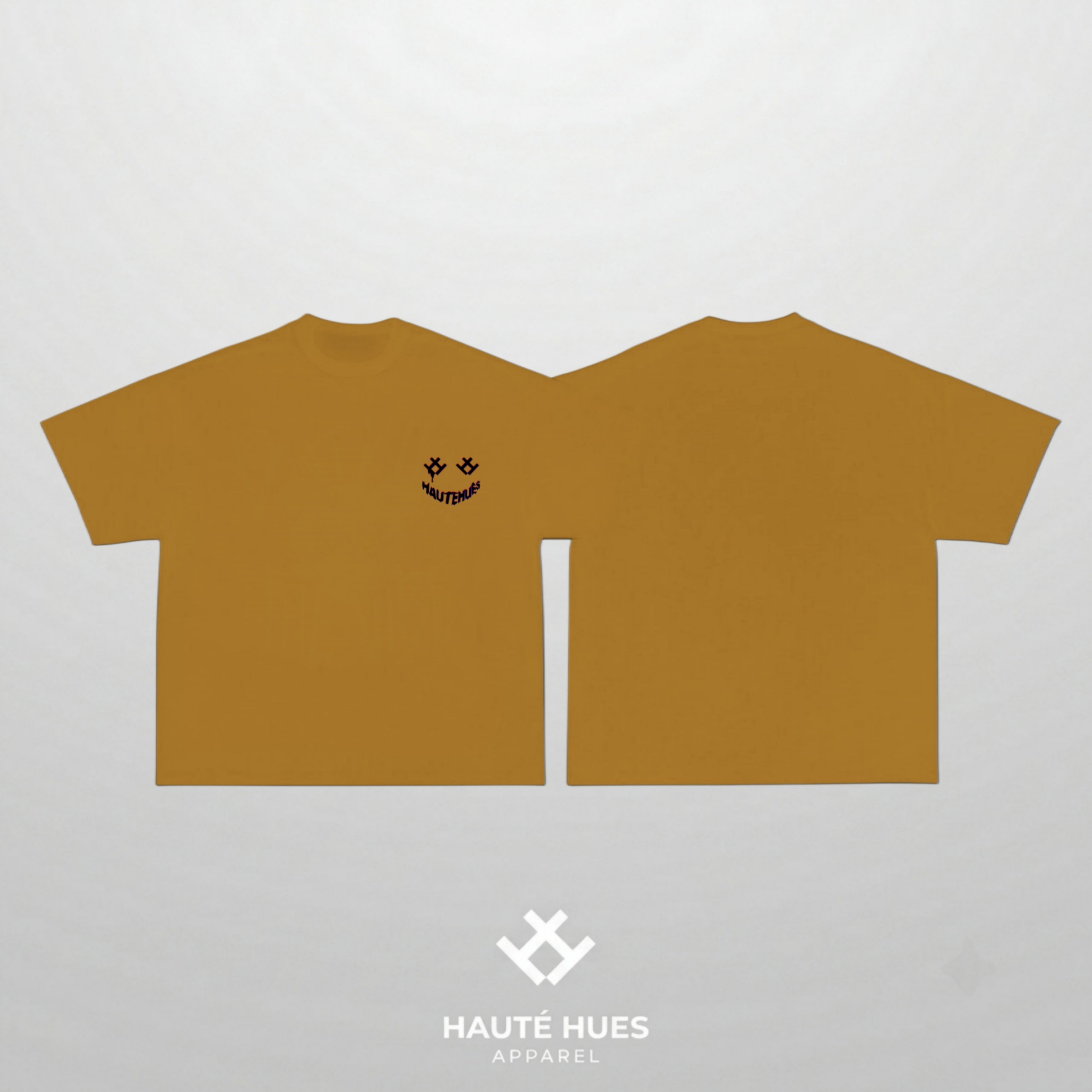 Haute Hues Smiley Oversized Logo Tee