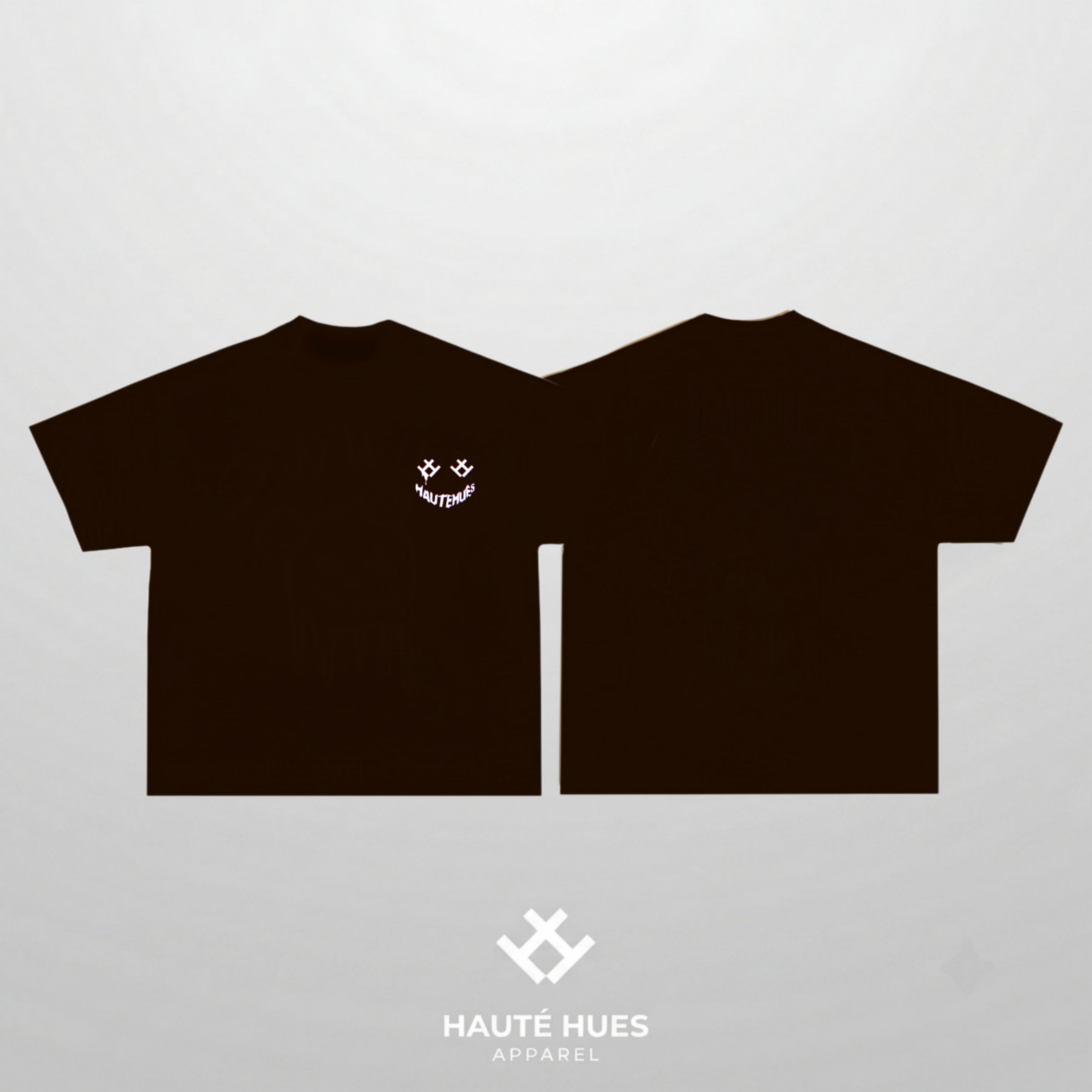 Haute Hues Smiley Oversized Logo Tee