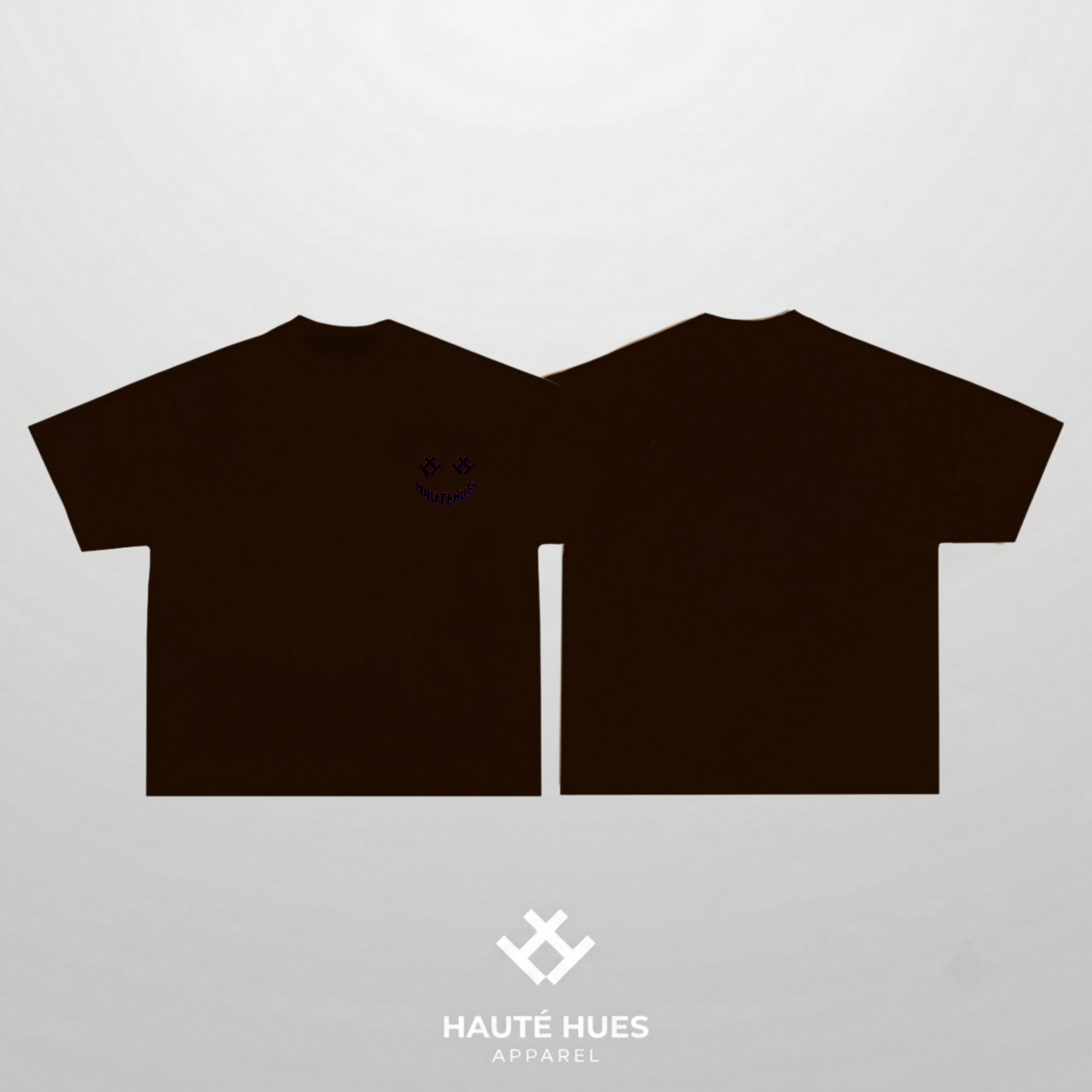 Haute Hues Smiley Oversized Logo Tee