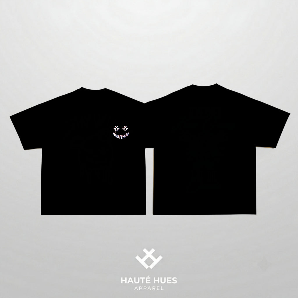 Haute Hues Smiley Oversized Logo Tee