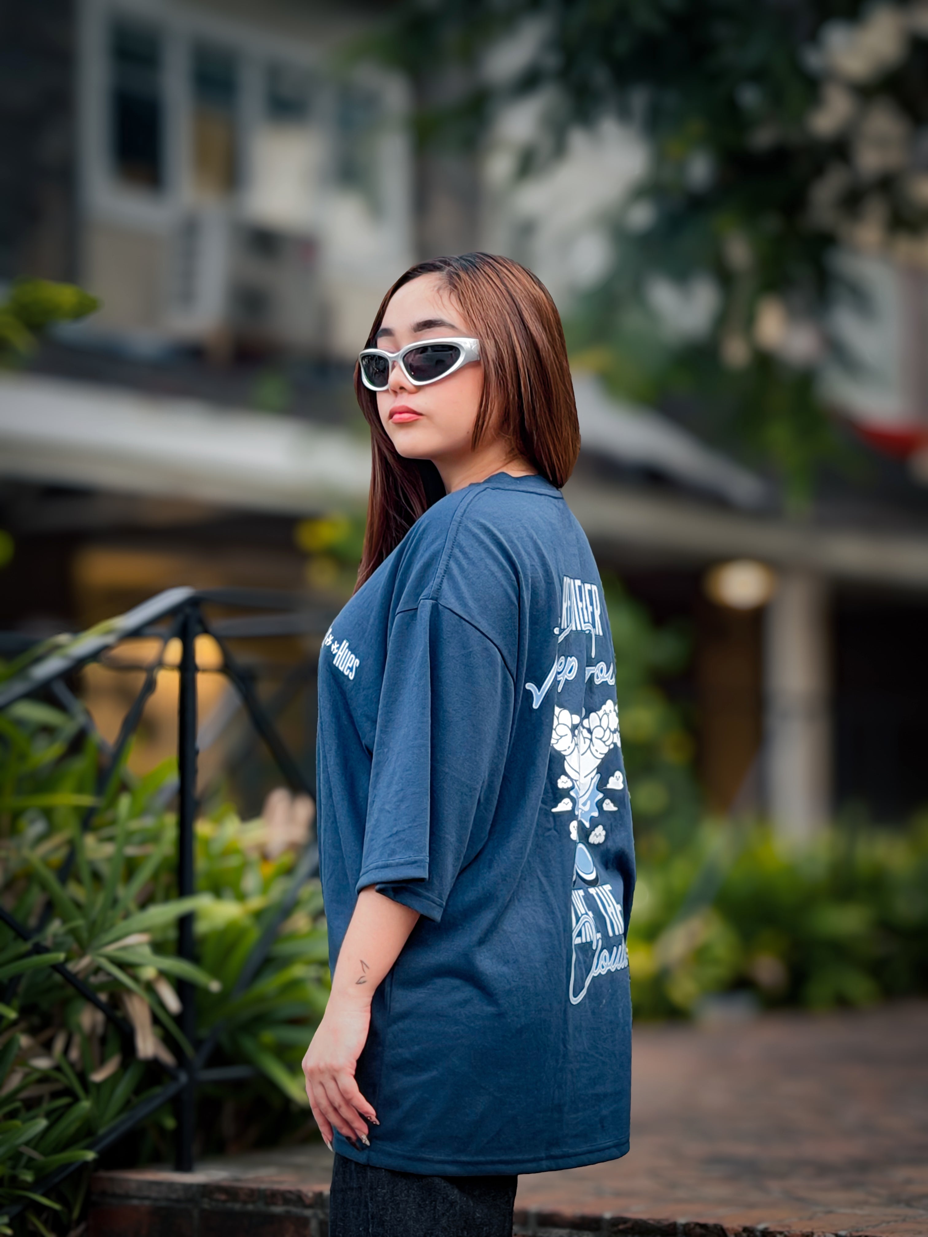 Over the Clouds Street Oversized Tee